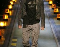 Мужская одежда в стиле милитари от John Galliano осень-зима 2007-2008